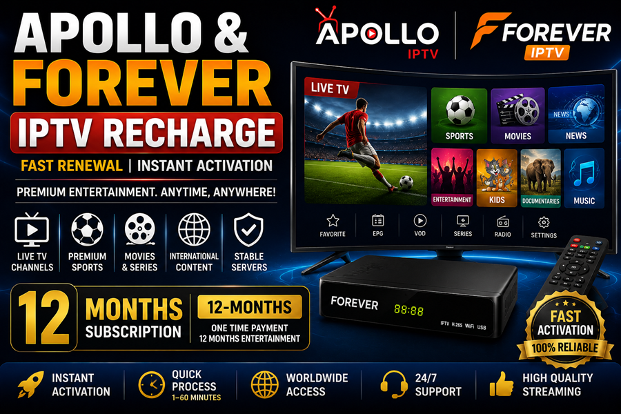 Apollo Forever IPTV Recharge